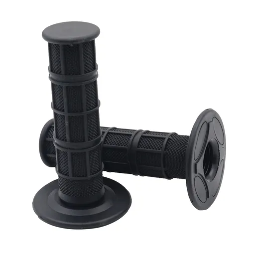 Black Motorcycle Grip, Motorcycle Hand Grips for Pit Dirt Bike Motocross Motorcycle Offroad Dirt Bike