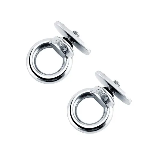 4 Pack Full 316 , Track Mount Tie Down Eyelet, Hold Bungee Cord or Ropes Up to 0.6", Marine Hardware (4 PCS)