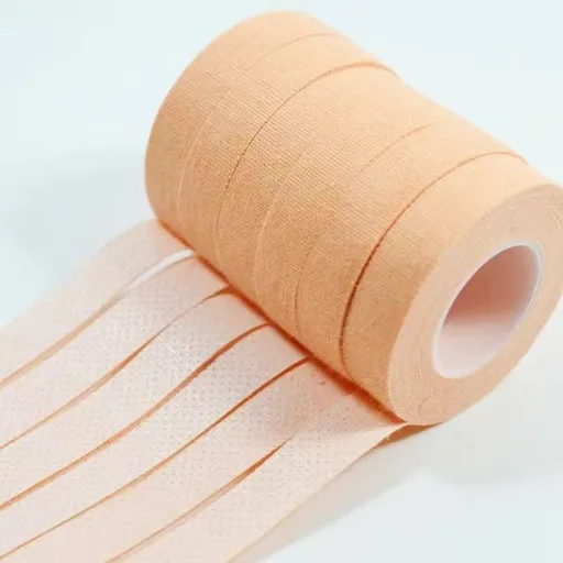 6 Rolls Flexible Skin Tape Breathable Nose Tape Self Adhesive Gauze Tape for Wound Injuries Swelling Sports, Beige