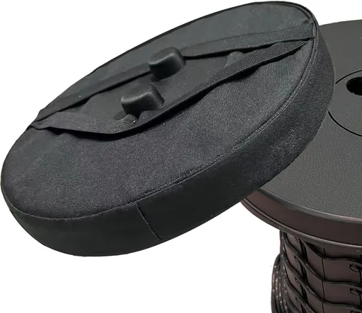 Thick Seat Cushion for Telescopic Stools, Collapsible Stool Chair Pads with Thickened Memory Foam, Fits All Round Retractable Folding Stools (Cushion Only)