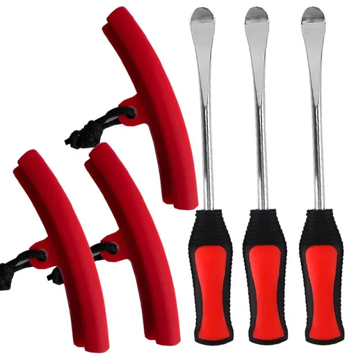 Motocycle Tire Lever Tool Car Tire Changing Levers Rim Protector Tire Maintenance Tool Auto Spoon Tire Change Lever-6pcs