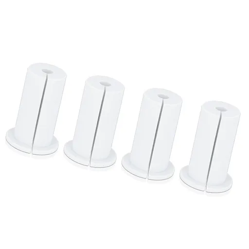 4PCS Ethernet Cable Grommet 1 Inch Rubber Cable Wall Pass Through Grommet for Home and Outdoors White