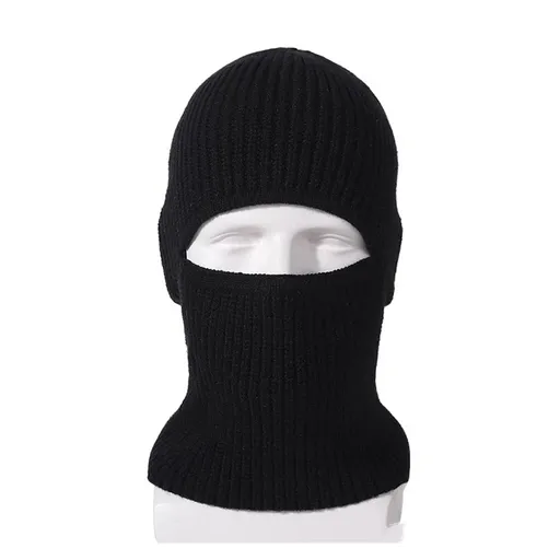 2 in 1 Ski Mask Black Ski Face Mask Winter Warm Cap Beanie Hats for Men Women Headwear, Hat Warm Full Face Ski Mask