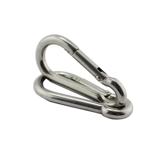 Big Carabiner Clip Heavy Duty Spring Snap Hook Steel Clip Link 6*60-304 2 Pack Large Carabiner,Heavy Duty Rope Connector for Keys