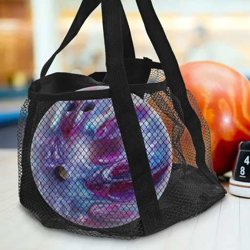 Bowling Bag Portable Large Outdoor Bowling Tote Mesh Sports Ball Bag