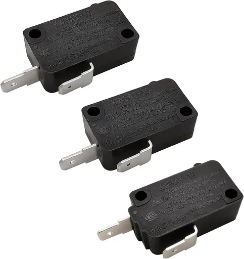 Microwave Oven Door Switch Replacement Part Normally Closed 16A 125VAC KW3AT-16 Upgraded Version