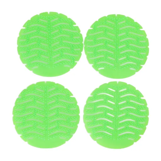 4Pcs Urinal Screen Deodorizer Reduce Odor Prevent Splash Urinal Cake for Office Company Restaurant School
