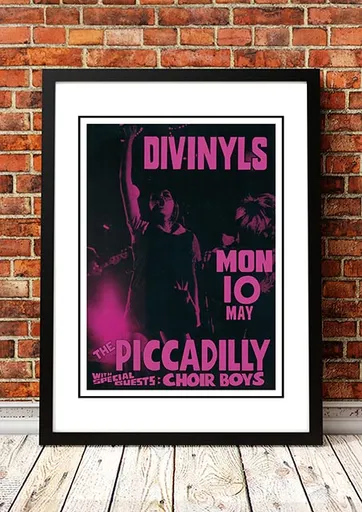 Divinyls ‘The Piccadilly’ Sydney, Australia Concert Poster 1983 - Framed A3