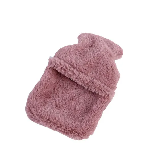 Cute Hot Water Bottle with Cover, Detachable Rabbit Rubber Hot or Cold Water Bottle with Cute Stuffed Animal Cover, Winter Warm