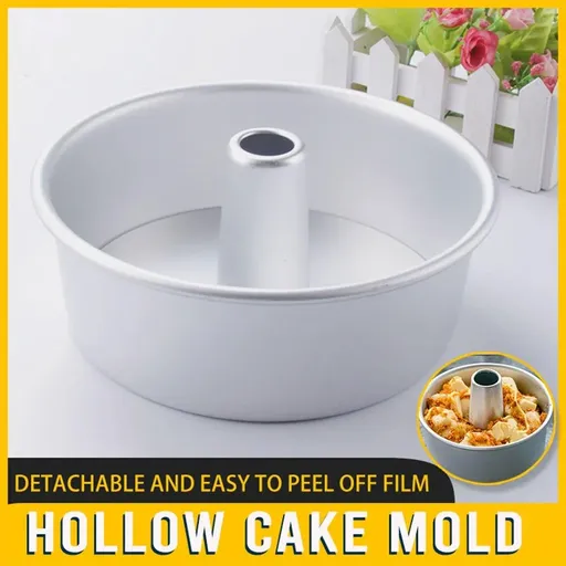 8 Inch Hollow Cake Mould Baking Tool Nonstick Round Mould for Baking Pastry