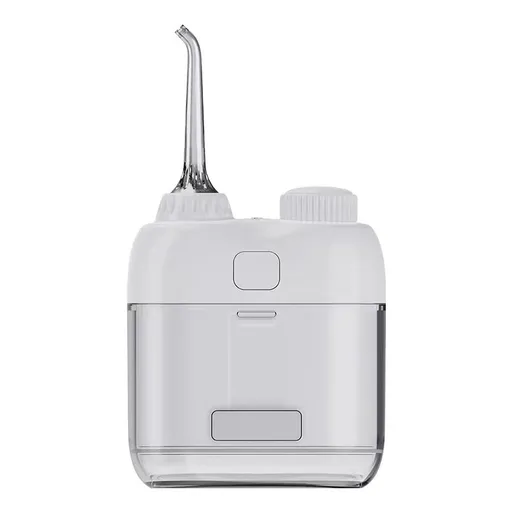 Ultra-Compact Mini Portable Water Flosser - IPX7 Waterproof, USB Rechargeable with Retractable Nozzle(white)