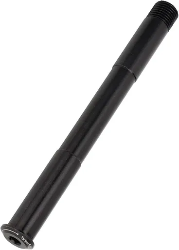 Bicycle - Thru-axle - Fork lockout lever - Aluminum alloy - Thru-axle - Quick-release bicycle front hub, fork, seatpost thru-axle, Boost fork axle - 110 x 15 mm - Black