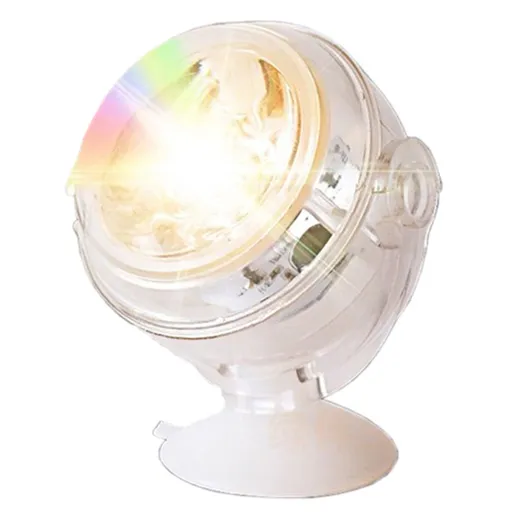 2pcs LED Fish Spot Light, Rotation Mini RGB Spotlights Submersible Lamp for Aquarium Fountain Pond Water Garden