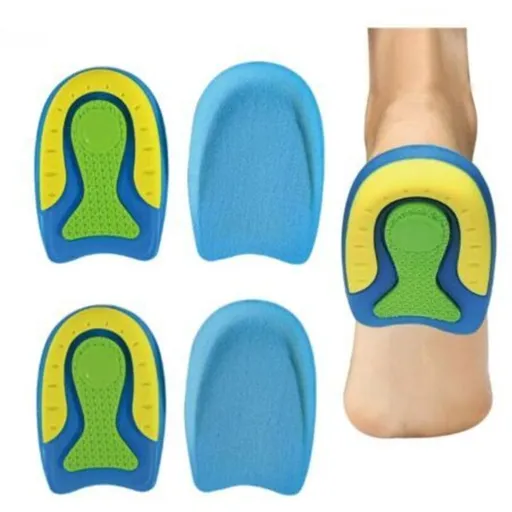 Paires of Talonnettes Orthopediques in Gel of Silicone for Tailles L and S for Fasciite Plantaire and Douleurs Au Tendon of Achille