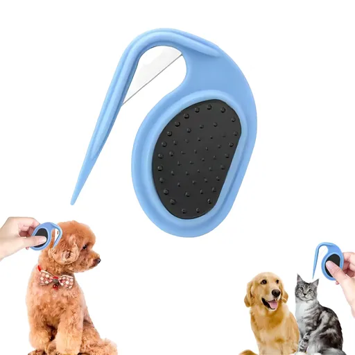 Knotting Comb for Cats and Dogs Multifunctional Grooming Tool Ergonomic Design for Medium and Long Haired Pets