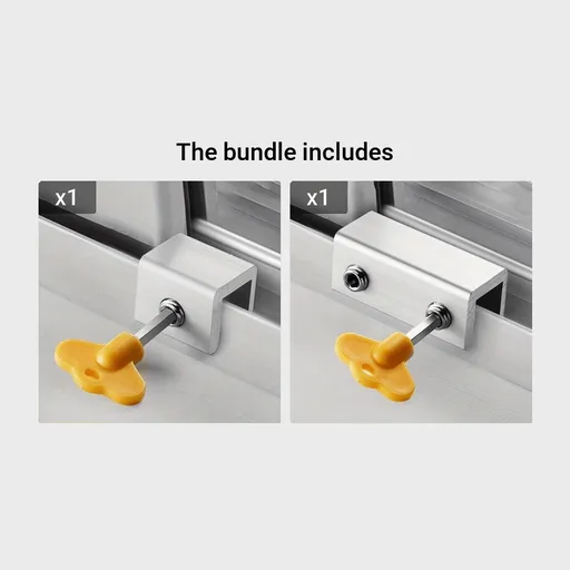 Sliding Sash Stopper, Cabinet Locks Straps, Doors Security Anti-theft Lock, Window Sliding Door Safety Lock One Hole+Two Holes