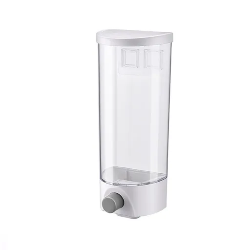 Wall Mounted Rice Storage Container, Grain Dispenser Bucket for Rice, Cereal, Oatmeal and Dry Food Pantry Storage, Style B