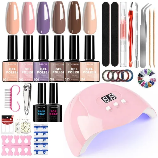 Nail Art Kit Gel Lamp Nail Grinder Nail Polishes Nail Art Tools Nail - Multi - Size 1