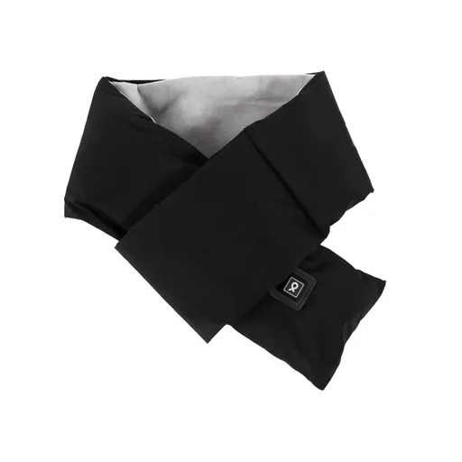 Black USB Electric Heated Scarf - Portable Puffer Neck Warmer with 3-Level Heat Control for Winter