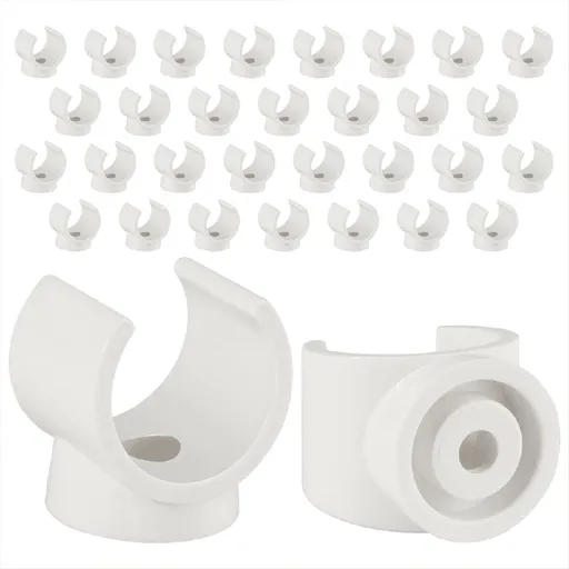 Clips Pipe Clamp, 50Pcs 3/4 Inch Clamp for PVC Water Pipes and Tubing Hoses, Plastic U-Shaped Tools