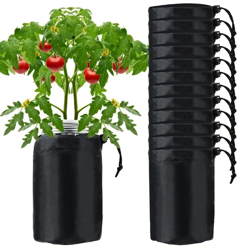 12Pcs Blackout Sleeves for Ball Mason Jars, Black Wide Mouth Mason Jar Grow Cover, Hydroponic Container Sheath, Sprouting Jars