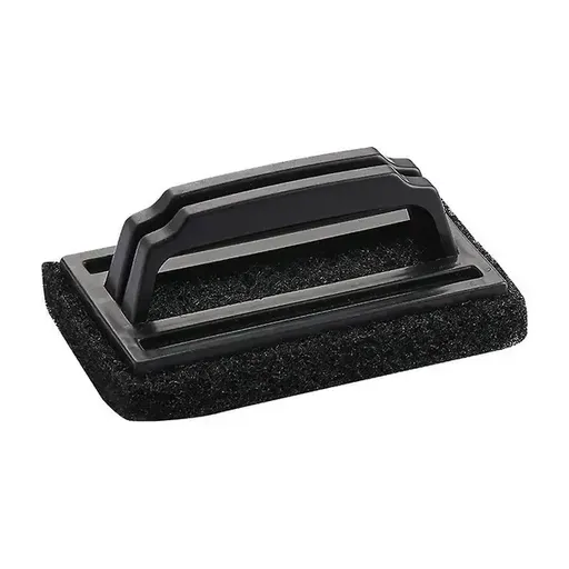 3 Pack Grill Cleaning Brush Set with Handle and Scraper, BBQ Cleaner for Gas, Charcoal Grills and Kitchen Counters, Black