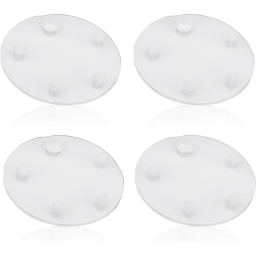 4 Pack Toilet Silicone Flapper Seal Replacement for Standard Toilet Tank Flapper, Toilet Tank Gasket Seal 3 Inch Compatible , Toilet Tank Parts