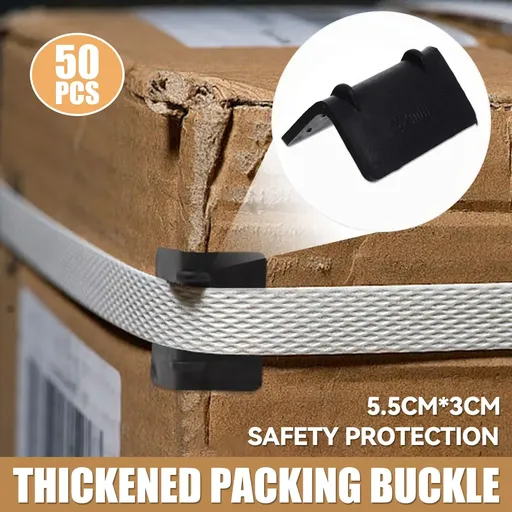 L-Shaped Packing Buckle Corner Protectors Thickened 50 Piece Durable Plastic Edge Guard