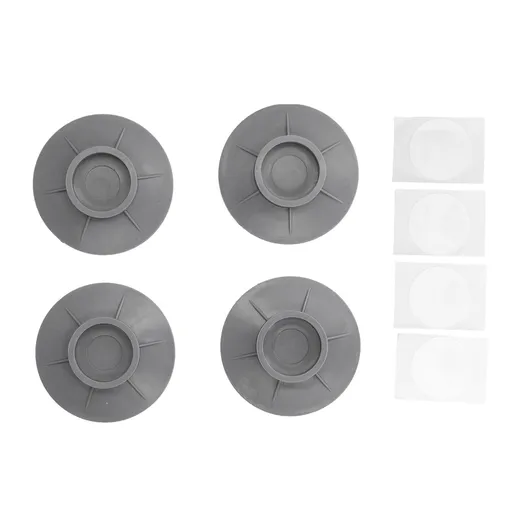 4Pcs Vacuum Suction Cup Design Washing Machine Feet Pad Non Slip Anti Vibration Noise Reduction Pad