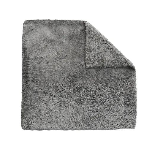10PCS Microfiber Cleaning Cloths Car Detailing Towels Polishing Rags No Scratch - Grey