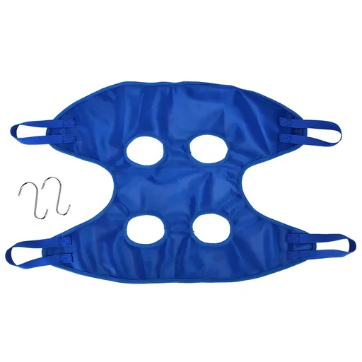 Dog Grooming Sling Multifunctional Pet Grooming Hammock Helper for Bathing Washing Grooming and Trimming NailBlue M