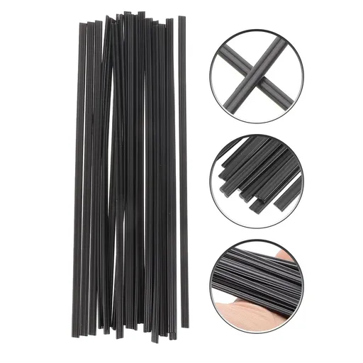 20Pcs Black Plastic Repair Rods Welding Kit for Automotive Bumpers