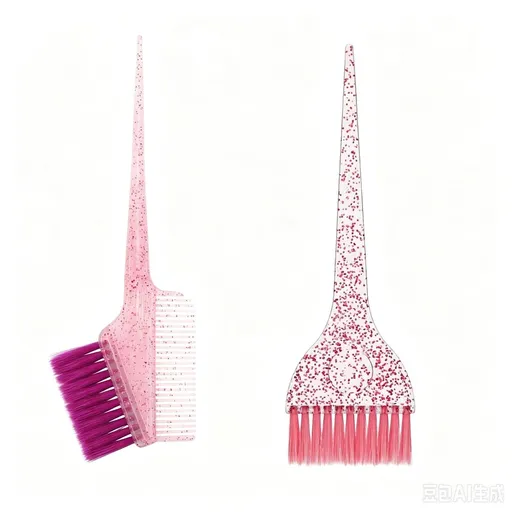 3pc Hair Dye Brush and Bowl Set, Hair Coloring Dyeing Kit-Color Bowls,Angled Comb and Brush for Hair Color