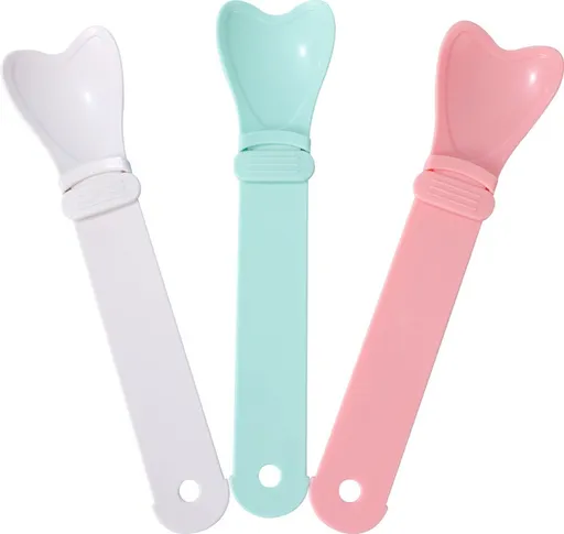Cat Food - Cat Treats Spoon - Cat Treats Spoon - Snack Spoon for Pets - Feeder - Cat Treats Spoon - Cat Spoon - Hanging Design - For Squeezing Out Puree and Snacks - 3 Pieces