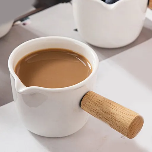 Creamer Cups 2Pcs White Milk Frothing and Cream Dispensing