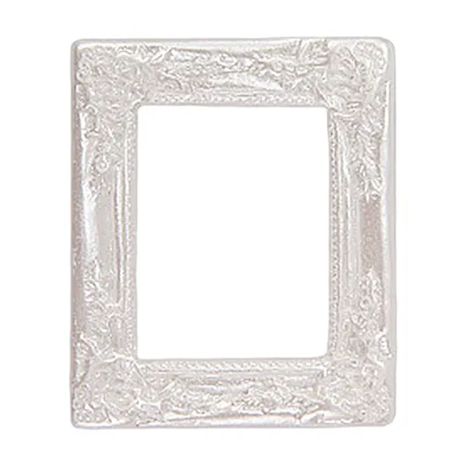 Vintage Picture Frames Tiny Picture Frames Antique Photo Frame Mini Vintage Frame Ornate Resin Oval Frame Table Top Display Frame Home Wedding Decor 2×2.4 in Silver