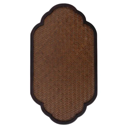 Mat Surface Bamboo Small Tea Tray Tea Plate for Teawares Teaset Saucers Tea CeremonyClouds