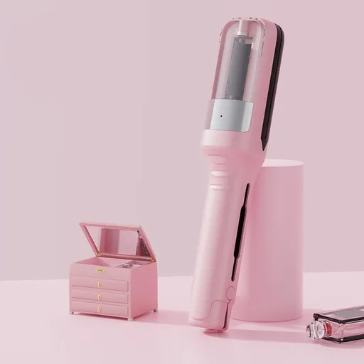 Portable Rechargeable Split End Trimmer for Travel Hair Care, Pink, New Model