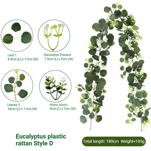 Eucalyptus Rattan - 60 Heads
