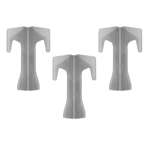 3 Pcs Barbecue Fire Plate Spacer Stainless Steel BBQ Pan Gasket Holder Grill Mat Support Stand