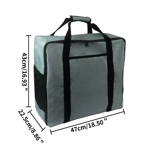 Portable Barbecue Tool Storage Bag, Portable Grill Storage Carry Bag, Waterproof Travel Camping Storage Bag Outdoor