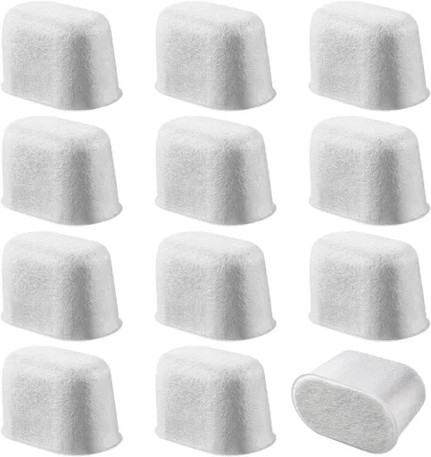 12 Replacement water filter parts - Activated carbon filter suitable for Ninja coffee machines - original activated carbon filters - water filter replacement - Coffee accessories - Machine Water Filter Replacement - White