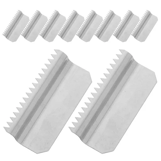 Metal Blade for Tape Dispenser 10Pcs Plated Silver Iron Precise Cuts for Home