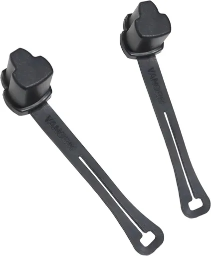 2 PCS Car 3 Prong Plug Protectors, Weatherproof Scratch-resistant Plug Cover, PVC 120 Volt Socket Cap with Extension Cord, Portable Protective Accessory for Car & Home & Outdoor (Black)