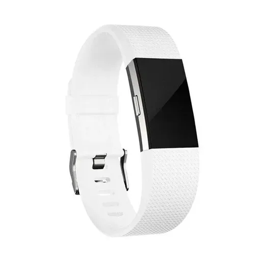 Silicone Watch Wrist Sports Strap for Fitbit Charge Band Replacement Large White