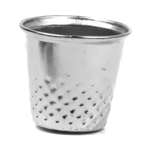 Vintage Sewing Thimble Metal Silver 10Pcs 0.73X0.73X0.69in