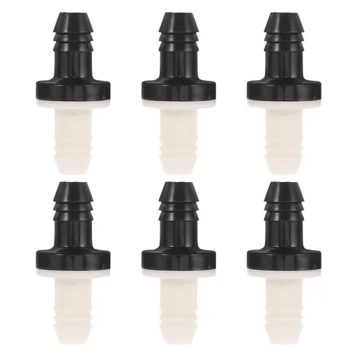 One-Way Plastic Check Valve, Multi, Smooth Inner Surfaces, Enhanced Fluid Flow, Durable, 6Pcs