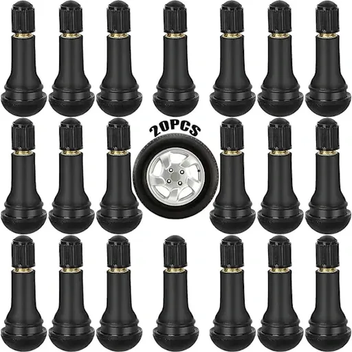 Valves 20 pieces Tr413 valve tire rim rubber short for car tires bicycle motorcycle, Easy to Use, Good Performance