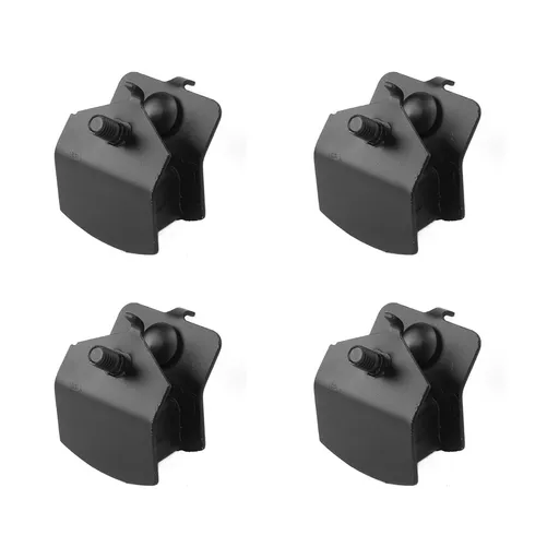Generator Foot Pad Shock Absorbing 4 Piece Iron 47x27mm for Diesel Generator Damping Foot Accessories
