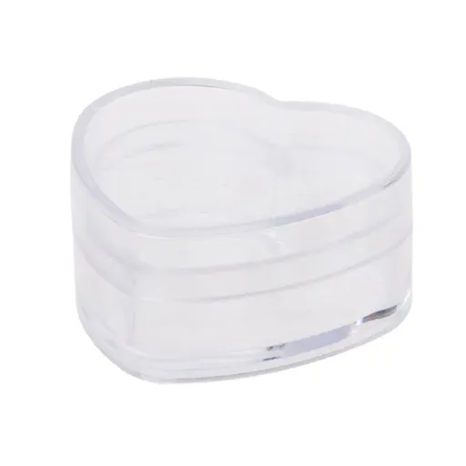 20pcs Heart Shaped Plastic Gift Packaging Boxes for Candy Jewelry and Favors - 4.6x8x7cm